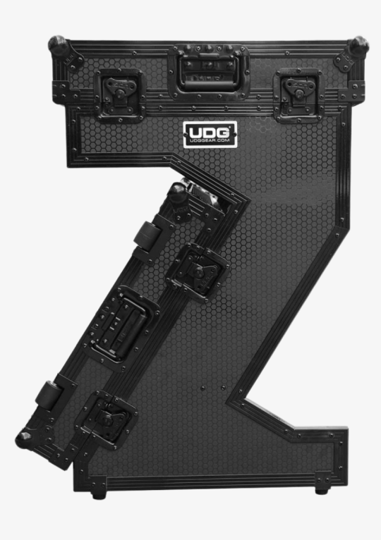 UDG-Ultimate-Flight-Case-Portable-Z-Style-DJ-Table-Black-Plus-Wheels-9