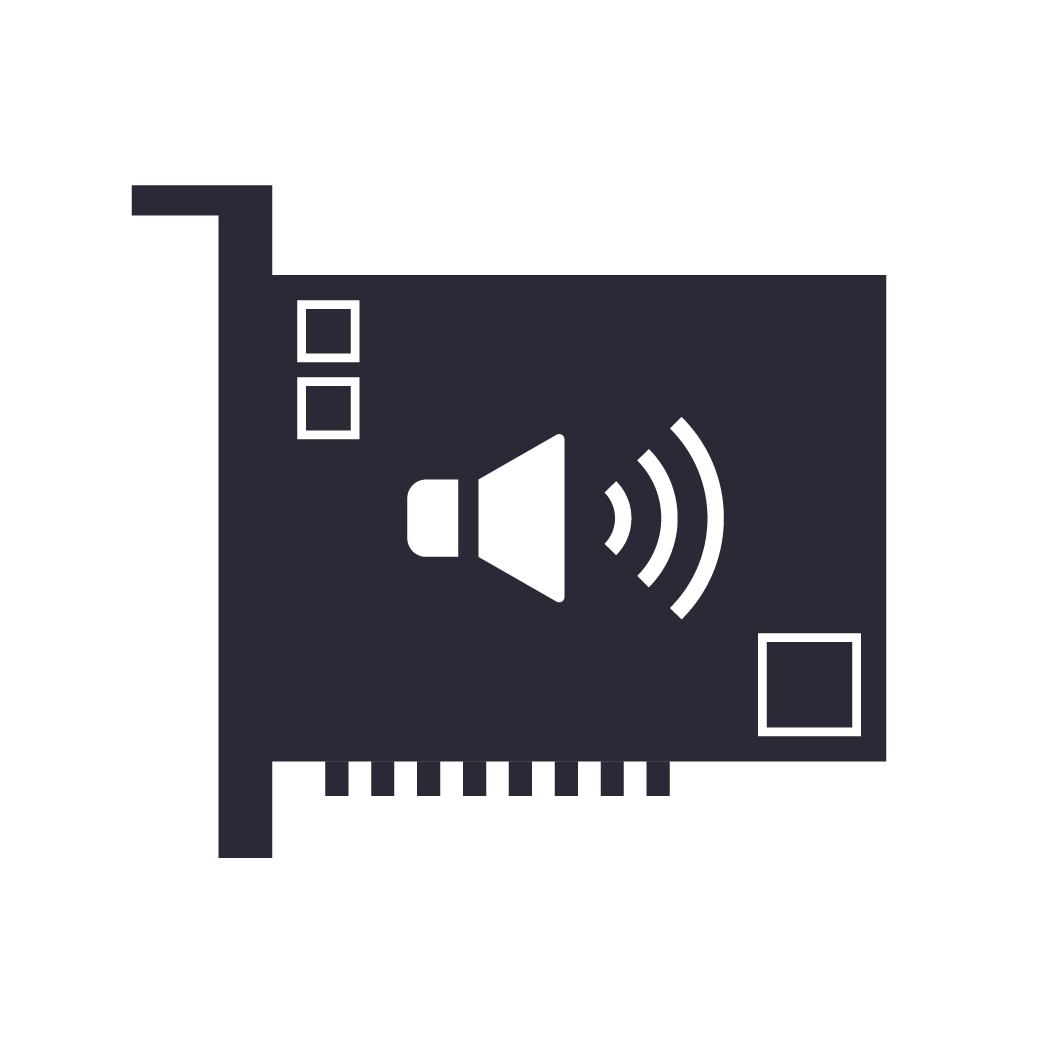 Built-in sound card (audio interface)