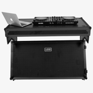 UDG Ultimate Flight Case Portable Z-Style DJ Table Black Plus (Wheels)